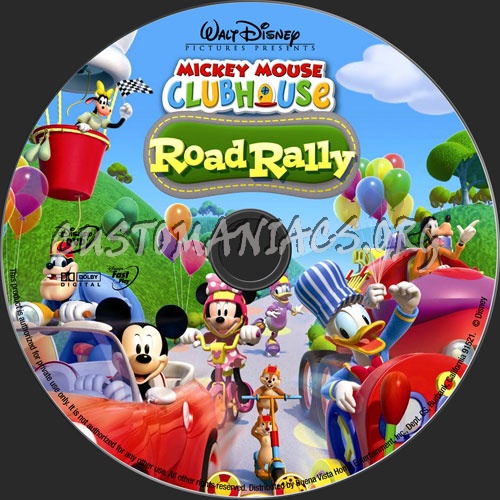 Mickey Mouse Clubhouse: Road Rally dvd label