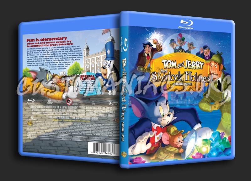 Tom & Jerry Meet Sherlock Holmes blu-ray cover