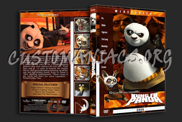 Kung Fu Panda - 2008 dvd cover