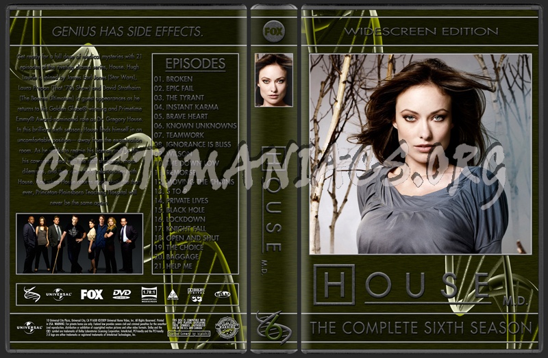 House Thin6 dvd cover