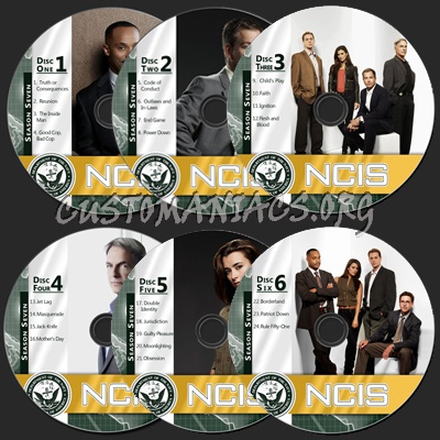 NCIS Season 7 dvd label