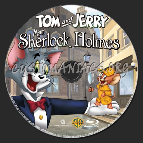 Tom & Jerry Meet Sherlock Holmes blu-ray label