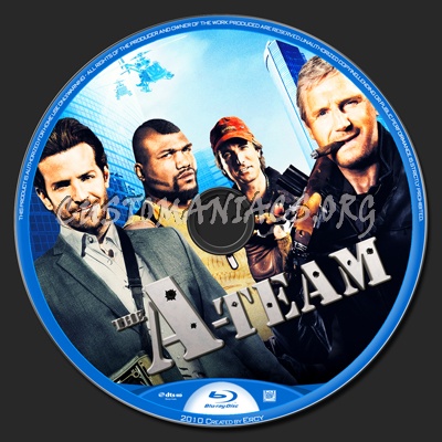 The A-Team blu-ray label