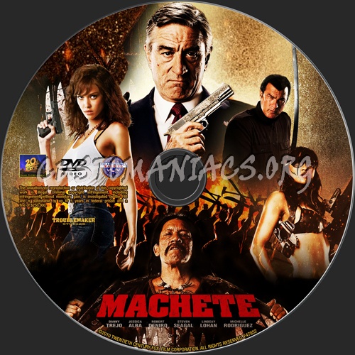 Machete dvd label