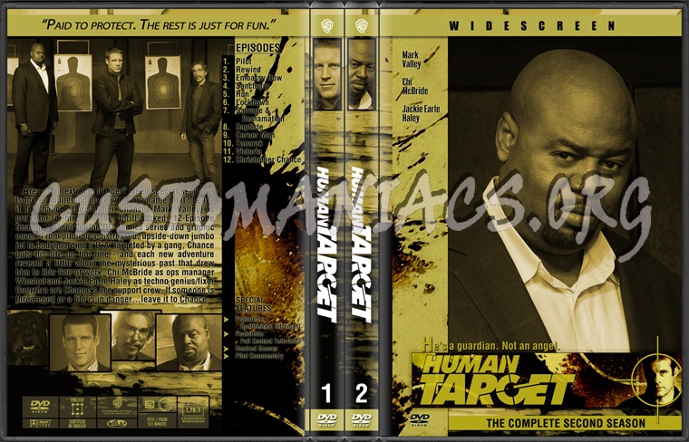 Human Target dvd cover