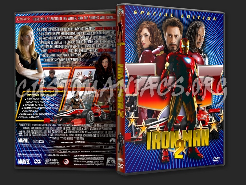 Iron Man 2 dvd cover