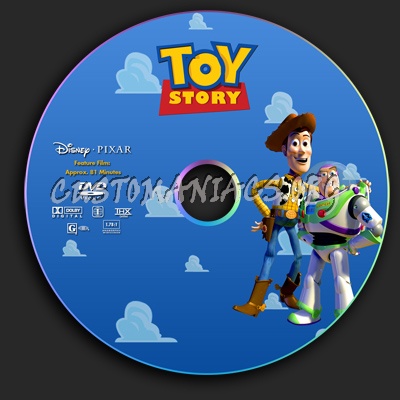 Toy Story dvd label