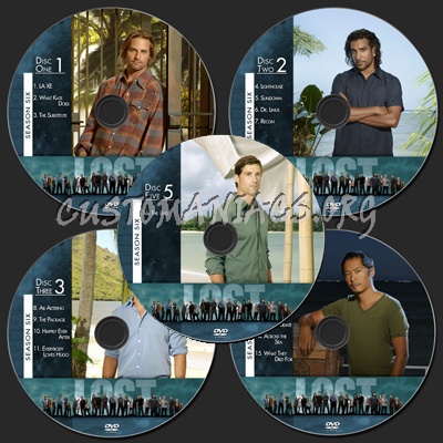 Lost Season 6 dvd label