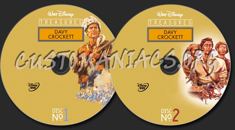 Davy Crockett dvd label