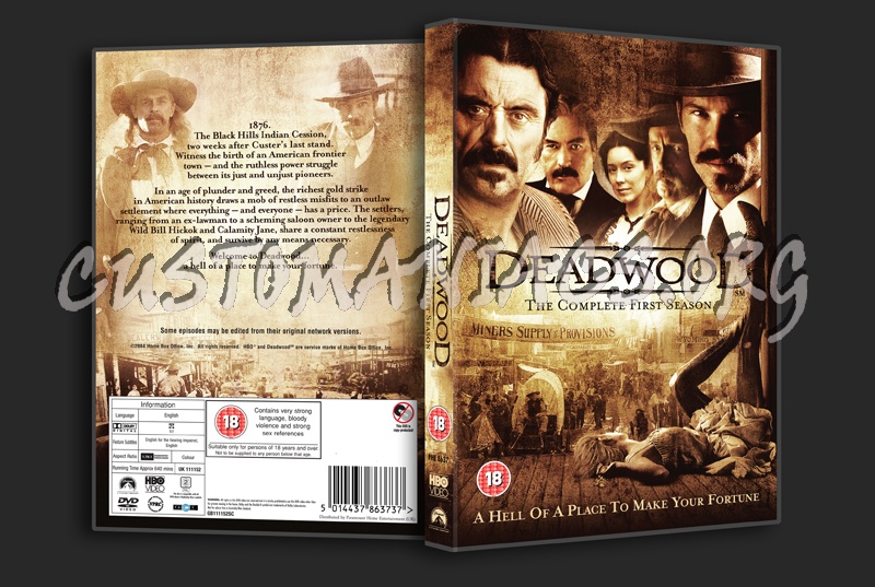 Deadwood Season 1 dvd cover