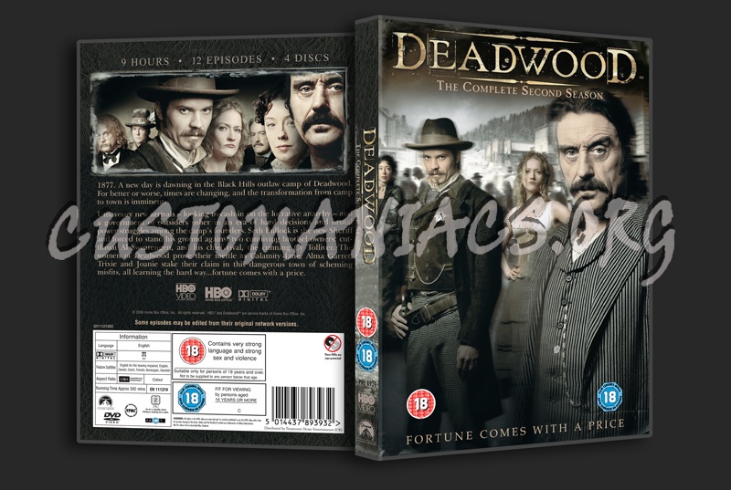 Deadwood Season 2 dvd cover