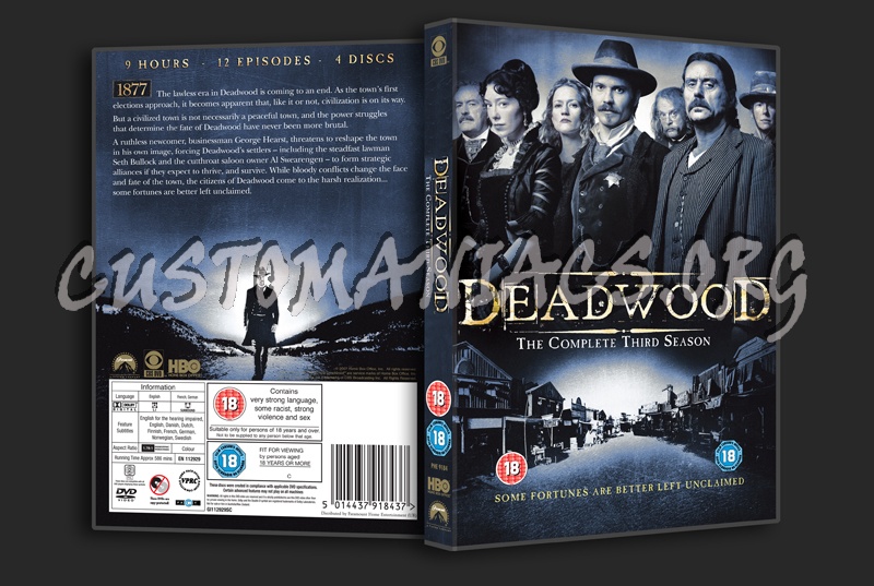 Deadwood Season 3 dvd cover