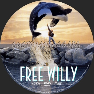 Free Willy dvd label