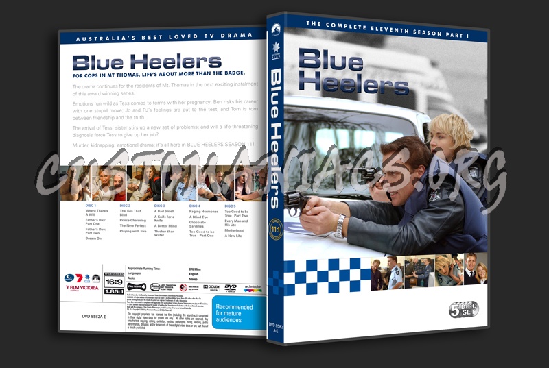 Blue Heelers Season 11 Part 1 dvd cover