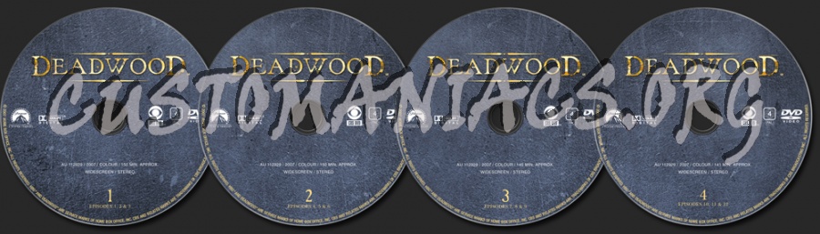 Deadwood Season 3 dvd label