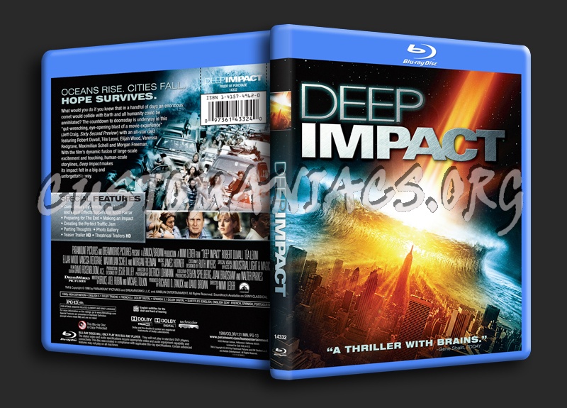 Deep Impact blu-ray cover