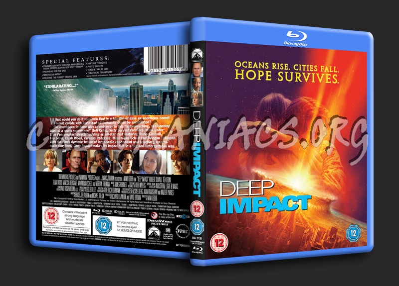 Deep Impact blu-ray cover