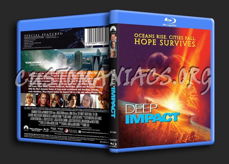 Deep Impact blu-ray cover