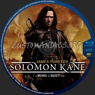 Solomon Kane blu-ray label