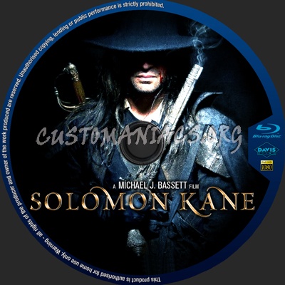 Solomon Kane blu-ray label