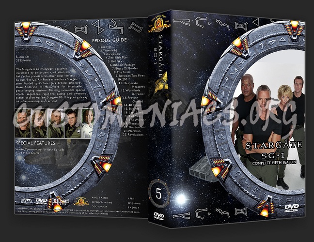 Complete Stargate Sg-1 Season 1-10 dvd cover