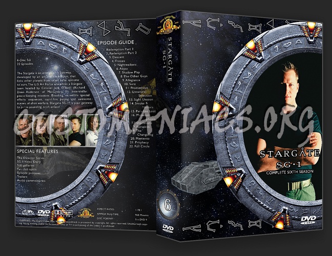 Complete Stargate Sg-1 Season 1-10 dvd cover