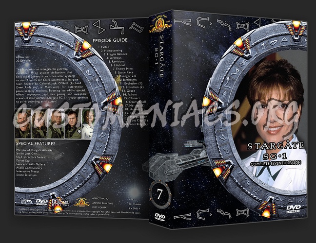 Complete Stargate Sg-1 Season 1-10 dvd cover