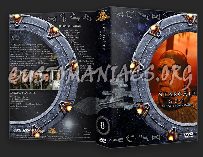 Complete Stargate Sg-1 Season 1-10 dvd cover