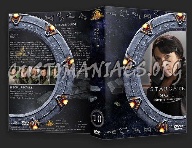 Complete Stargate Sg-1 Season 1-10 dvd cover