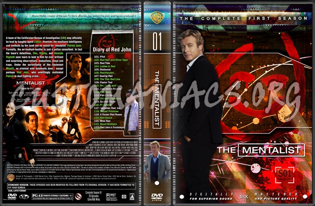 The Mentalist - Season 1 dvd cover