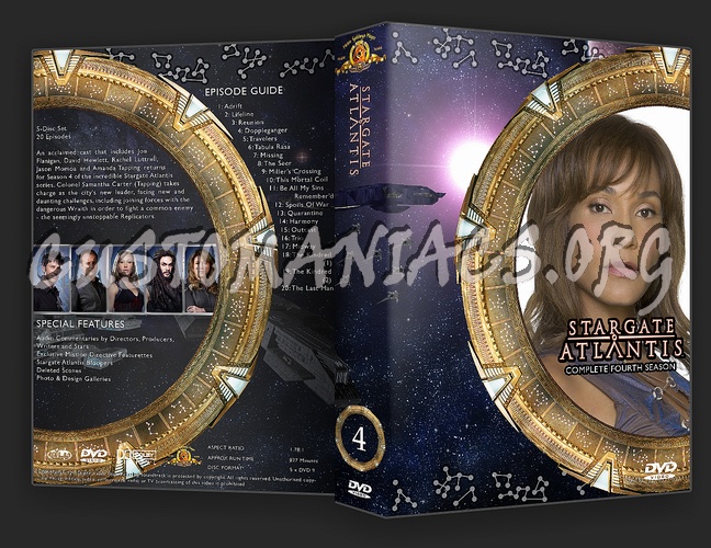 Complete Stargate Atlantis Season 1- 5 dvd cover