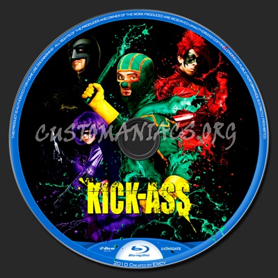 Kick-Ass blu-ray label