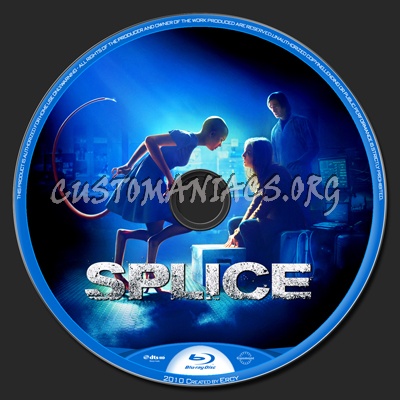 Splice blu-ray label