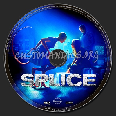Splice dvd label