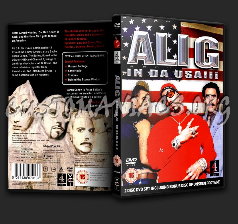 Ali G In Da USA iii dvd cover