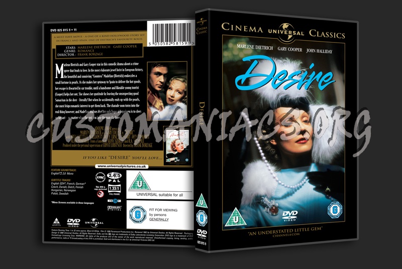 Desire dvd cover