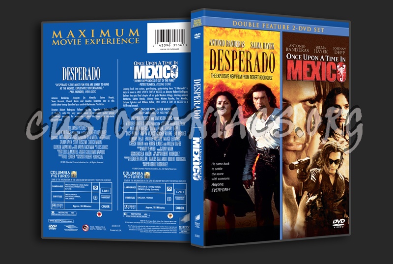 Desperado / Once Upon A Time in Mexico dvd cover