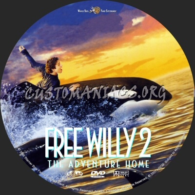 Free Willy 2 dvd label