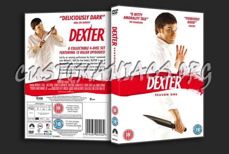 Dexter Season 1 dvd cover