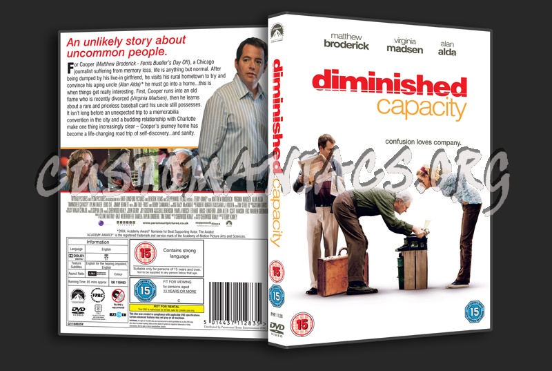 Diminished Capacity dvd cover