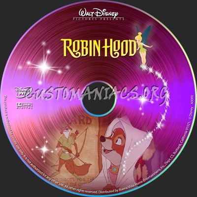 Robin Hood dvd label