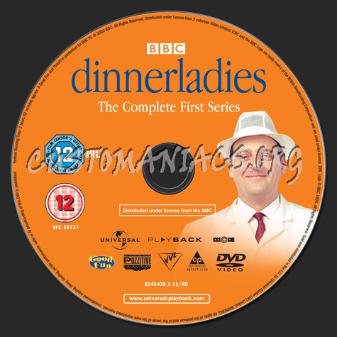 Dinnerladies The Complete First Series dvd label