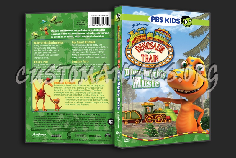 Dinosaur Train: Dino-Mighty Music dvd cover