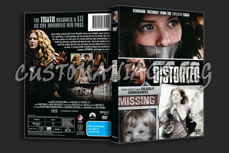 Distorted dvd cover
