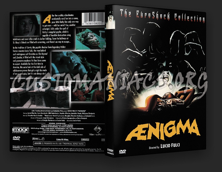 Aenigma (Lucio Fulci) dvd cover