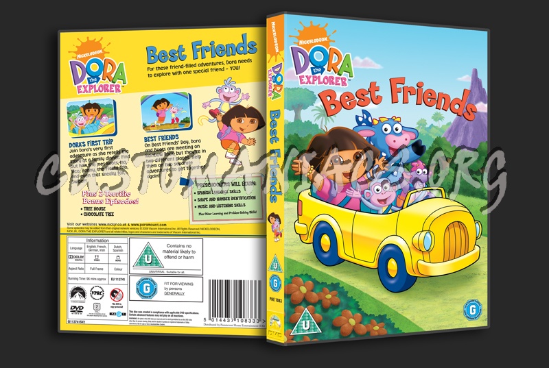 Dora the Explorer: Best Friends dvd cover