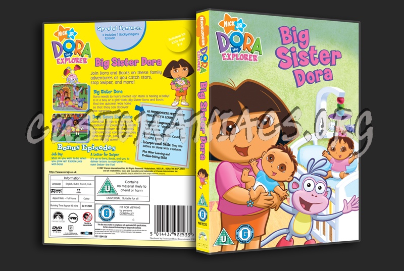 Dora the Explorer: Big Sister Dora dvd cover