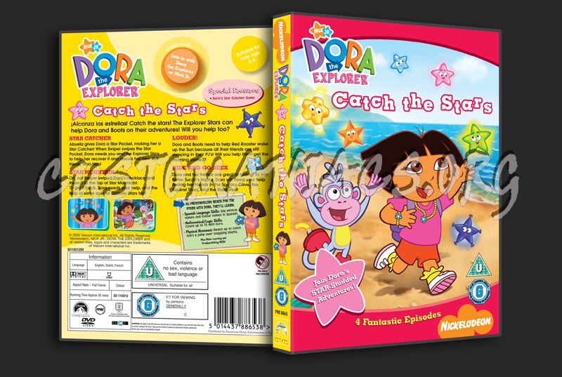 Dora the Explorer: Catch the Stars dvd cover