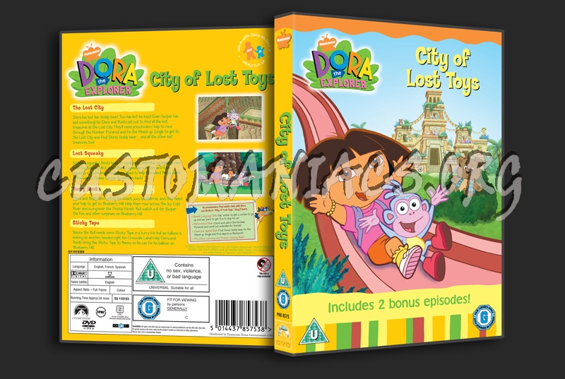 Dora the Explorer: City of Lost Toys dvd cover