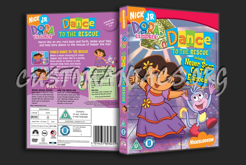 Dora the Explorer: Dance to the Rescue dvd cover